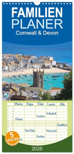 Beispielbild fr Familienplaner 2025 - Cornwall & Devon mit 5 Spalten (Wandkalender, 21 x 45 cm) CALVENDO : Fotos aus Cornwall und Devon zu verschiedenen Jahreszeiten zum Verkauf von AHA-BUCH GmbH