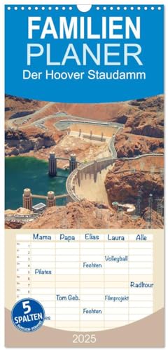 Stock image for Familienplaner 2025 - Der Hoover Staudamm mit 5 Spalten (Wandkalender, 21 x 45 cm) CALVENDO : Bildern der Staumauer in Nevada for sale by AHA-BUCH GmbH