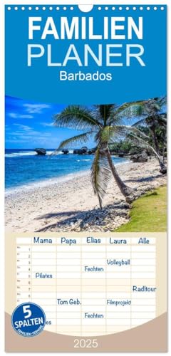 Stock image for Familienplaner 2025 - Barbados mit 5 Spalten (Wandkalender, 21 x 45 cm) CALVENDO : Bilder aus dem Urlaubsparadies Barbados in der Karibik for sale by AHA-BUCH GmbH