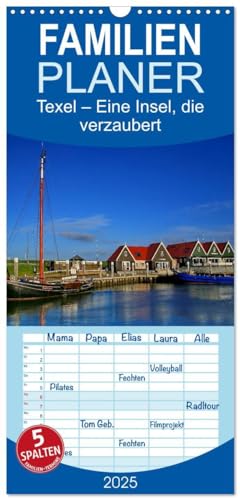 Beispielbild fr Familienplaner 2025 - Texel  Eine Insel die verzaubert mit 5 Spalten (Wandkalender, 21 x 45 cm) CALVENDO : Schne Impressionen der Insel Texel zum Verkauf von AHA-BUCH GmbH