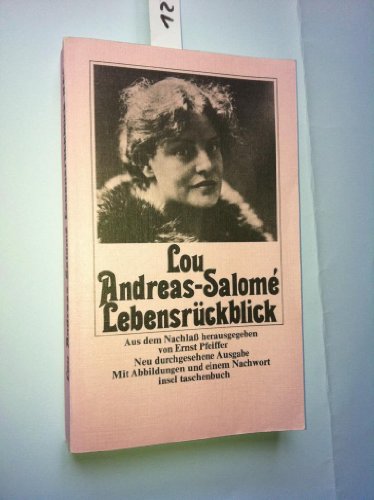 Beispielbild fr Lebensrckblick - Grundri einiger Lebenserinnerungen - Aus dem Nachla herausgegeben von Ernst Pfeiffer - Neu durchgesehene Ausgabe mit einem Nachwort des Herausgebers zum Verkauf von Antiquariat Buchtip Vera Eder-Haumer