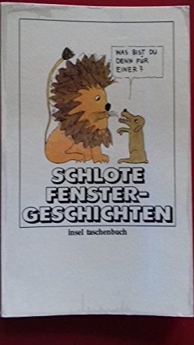 Beispielbild fr Fenstergeschichten. insel-taschenbuch ; 103 zum Verkauf von antiquariat rotschildt, Per Jendryschik