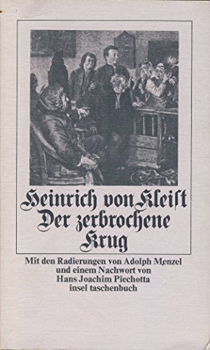 Beispielbild für Der zerbrochene Krug. Insel Taschenbuch Nr.171 mit den Radierungen von Adolph Menzel. zum Verkauf von medimops