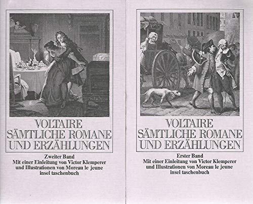 Imagen de archivo de Smtliche Romane und Erzhlungen. Mit einer Einleitung von Victor Klemperer und Illustrationen von Moreau Le Jeune. NUR BAND EINS. it 209 / 1. Auflage a la venta por Hylaila - Online-Antiquariat