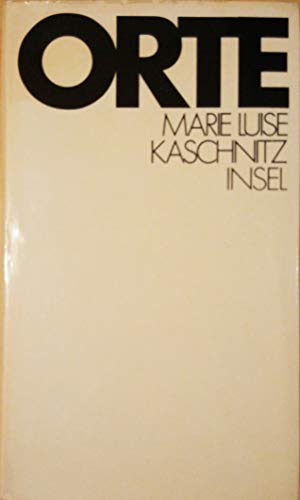 Orte. Aufzeichnungen. - (=Bibliothek Suhrkamp, BS 486). - Kaschnitz, Marie Luise
