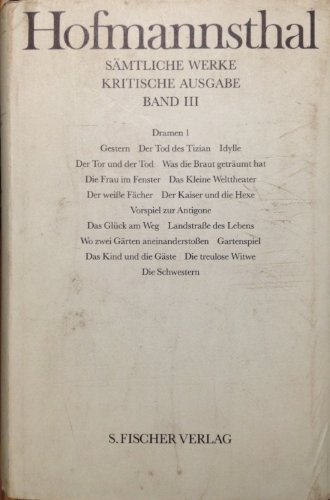 Gedichte. (9783458084617) by Hofmannsthal, Hugo Von