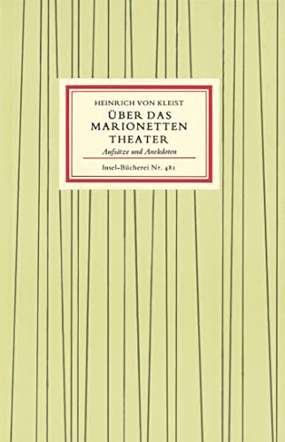 9783458084815: Uber Das Marionetten Theater