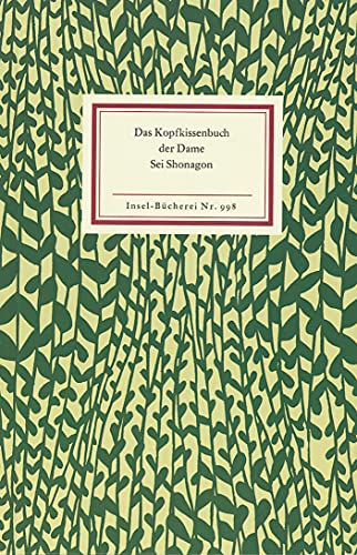 Stock image for Das Kopfkissenbuch der Dame Sei Shonagon for sale by Blackwell's