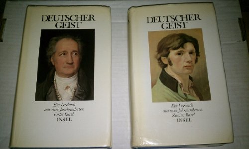 Stock image for Deutscher Geist. Ein Lesebuch aus zwei Jahrhunderten: 2 Bnde. for sale by medimops