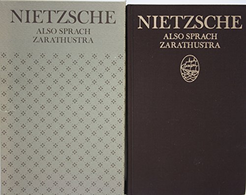 Also sprach Zarathustra. Ein Buch für Alle und Keinen - Friedrich Nietzsche