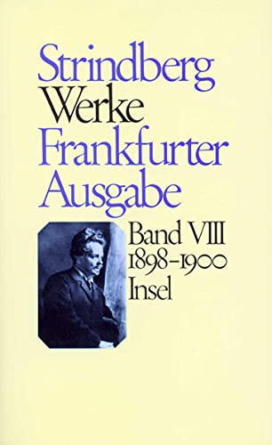 9783458142003: Werke in zeitlicher Folge. Frankfurter Ausgabe.: Werke 1898 - 1900: Achter Band: 1898-1900