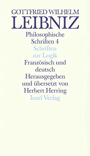 Beispielbild fr Leibniz, G: Werke 4 zum Verkauf von Blackwell's