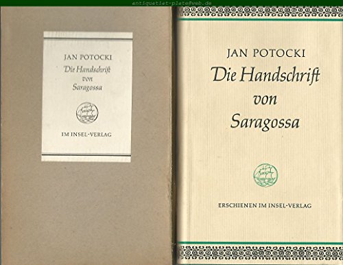 9783458152927: Die Handschrift von Saragossa