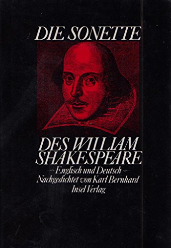 Beispielbild fr Die Sonette des William Shakespeare. Englisch und Deutsch zum Verkauf von medimops