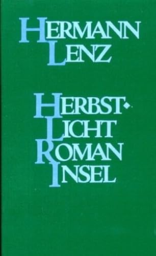 Imagen de archivo de Herbstlicht: Roman a la venta por Antiquariat Nam, UstId: DE164665634