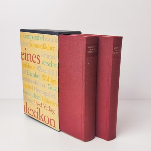Immagine dell'editore per Allgemeines deutsches Reimlexikon. - 2 Bnde in Schuber venduto da Antiquarius / Antiquariat Hackelbusch