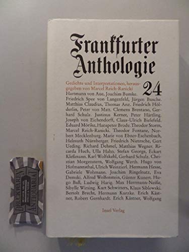 9783458170785: Frankfurter Anthologie. Gedichte und Interpretationen