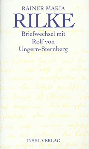 9783458171324: Briefwechsel mit Rolf von Ungern-Sternberg