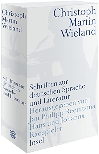 9783458172697: Werke in Einzelausgaben: Schriften zur deutschen Sprache und Literatur