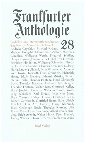 frankfurter anthologie. achtundzwanzigster band. gedichte und interpretationen - reich-ranicki, marcel (hrsg.)