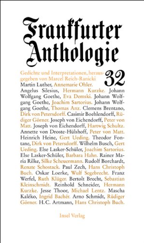 Frankfurter Anthologie 32 (9783458174097) by Unknown Author