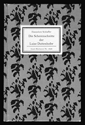 9783458190264: Die Scherenschnitte der Luise Duttenhofer