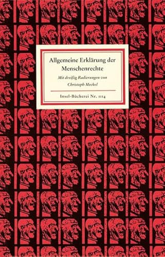 9783458191148: Allgemeine Erklrung der Menschenrechte: Verkndet von der Generalversammlung der Vereinten Nationen am 10. Dezember 1948