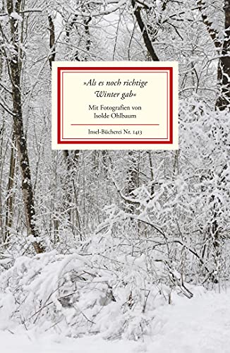 9783458194132: Als es noch richtige Winter gab: Ein Lesebuch