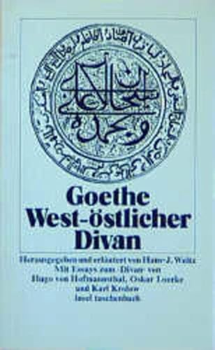 Beispielbild für Insel TaschenbÃ¼cher, Nr.75, West-Ã stlicher Divan (German Edition) zum Verkauf von Discover Books