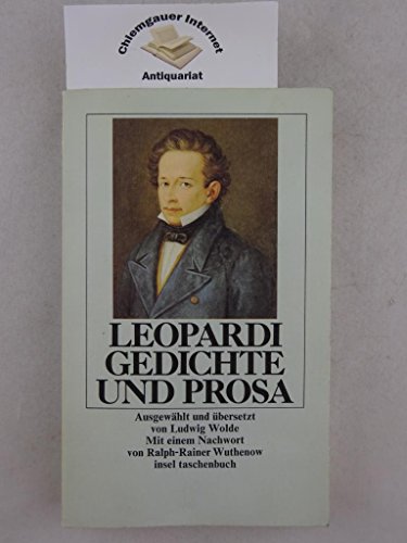 Beispielbild fr Gedichte und Prosa. Ausgewhlte Werke. zum Verkauf von Grammat Antiquariat