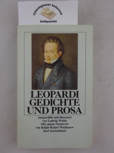 9783458318040: Gedichte und Prosa. Ausgewählte Werke