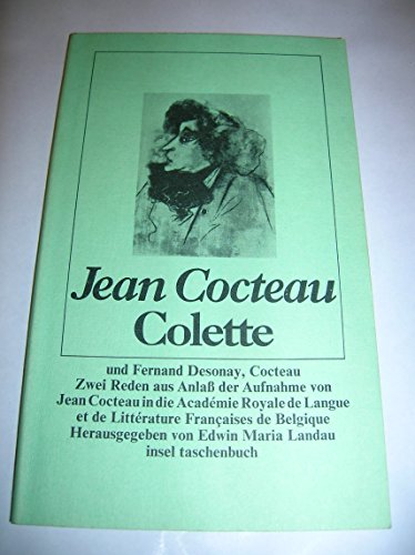 9783458320067: Cocteau / Colette. Zwei Reden.