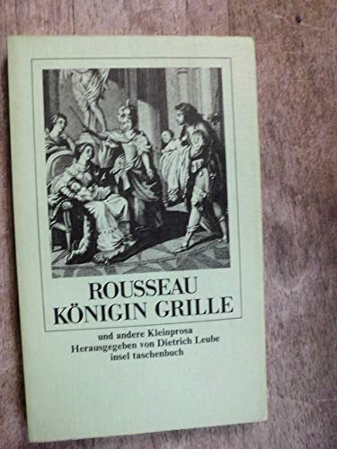 Beispielbild fr Knigin Grille und andere Kleinprosa zum Verkauf von Sammlerantiquariat