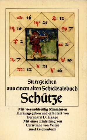 Stock image for Sternzeichen aus einem alten Schicksalsbuch Schtze. Mit vierunddreiig Miniaturen for sale by Versandantiquariat Felix Mcke