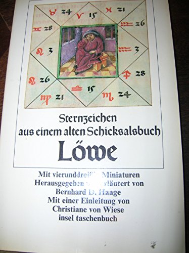 Stock image for Sternzeichen aus einem alten Schicksalsbuch: LWE. Mit vierunddreiig Miniaturen. it 610 / 1. Auflage for sale by Hylaila - Online-Antiquariat