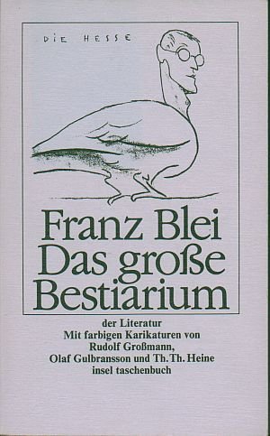 9783458323600: Das grosse Bestiarium der Literatur (Insel Taschenbuch)