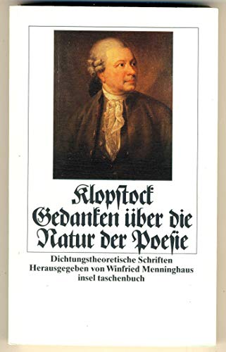 9783458327387: Gedanken ber die Natur der Poesie: Dichtungstheoretische Schriften. Herausgegeben von Winfried Menninghaus: 1038