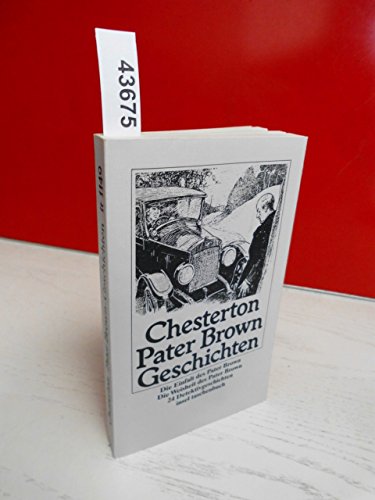 Stock image for Pater-Brown-Geschichten (Insel-Taschenbcher) for sale by Versandantiquariat Felix Mcke