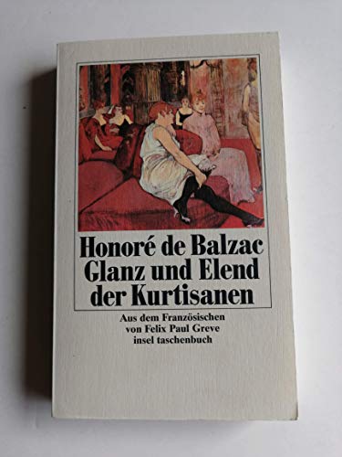 Beispielbild fr Glanz und Elend der Kurtisanen. zum Verkauf von Better World Books Ltd