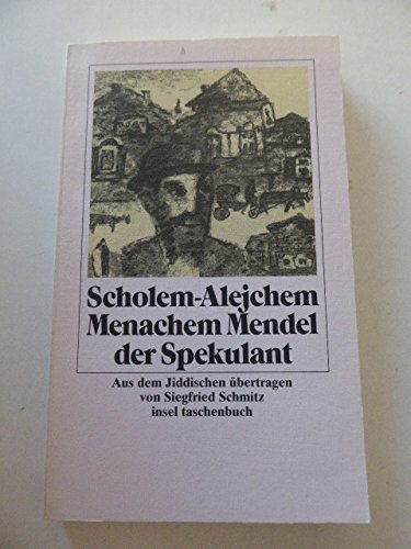 Beispielbild fr Menachem Mendel, der Spekulant zum Verkauf von Versandantiquariat Felix Mcke