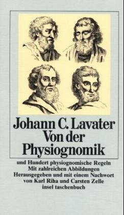 Beispielbild fr Von der Physiognomik. Und Hundert physiognomische Regeln. zum Verkauf von medimops