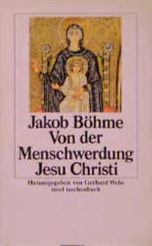 Beispielbild fr VON DER MENSCHENWERDUNG JESU CHRISTI, hrsg. und erlaeutert von G. Wehr zum Verkauf von German Book Center N.A. Inc.