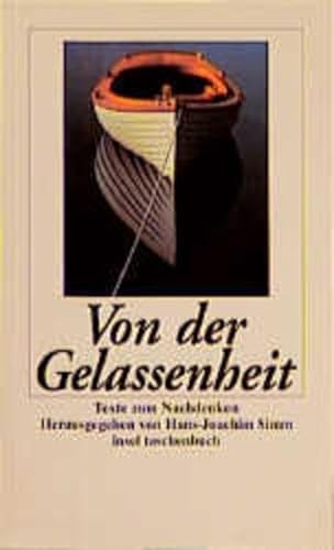 Imagen de archivo de Von der Gelassenheit a la venta por Versandantiquariat Schfer