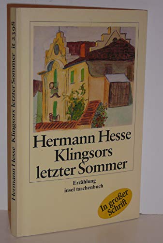 9783458340980: Klingsors letzter Sommer. Grodruck