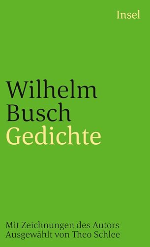 Beispielbild fr Gedichte. Mit Zeichnungen des Autors. Ausgewhlt von Theo Schlee. it 2531 / 3. Auflage zum Verkauf von Hylaila - Online-Antiquariat