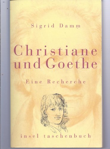 Stock image for Christiane und Goethe for sale by Wonder Book