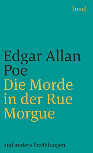 Die Morde in der Rue Morgue und andere Erzählungen. Herausgegeben von Günter Gentsch. Aus dem Amerikanischen von Barbara Cramer-Nauhaus, Erika Gröger und Heide Steiner. - Poe, Edgar Allan; Gentsch, Günter (Hrsg.)