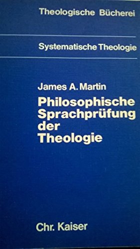 9783459008971: Philosophische Sprachprfung der Theologie