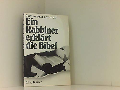 Beispielbild fr Ein Rabbiner erklrt die Bibel zum Verkauf von medimops