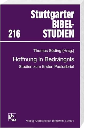 9783460031647: Hoffnung in Bedrngnis: Studien zum Ersten Petrusbrief